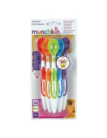 CUCHARA PUNTA BLANDA PACK 6 MUNCHKIN