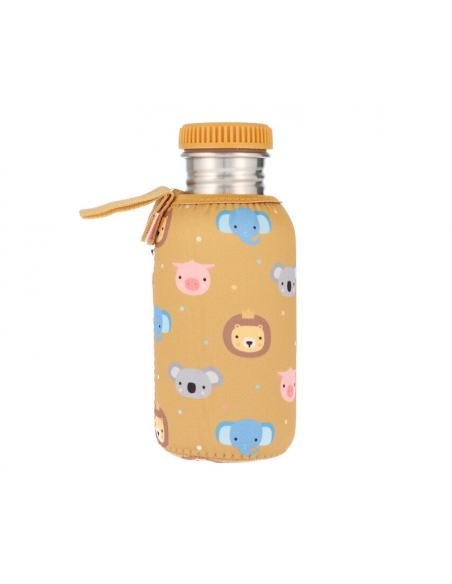 BOTELLA ACERO 500 ML FUNDA ANIMAL FRIENDS TUTETE