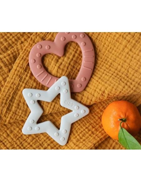 MORDEDOR BABY BITIE ESTRELLA BLUSH BIBS