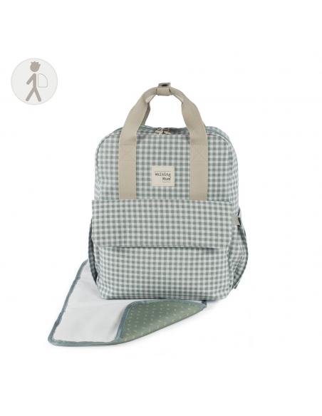 MOCHILA I LOVE VICHY VERDE WALKING MUM