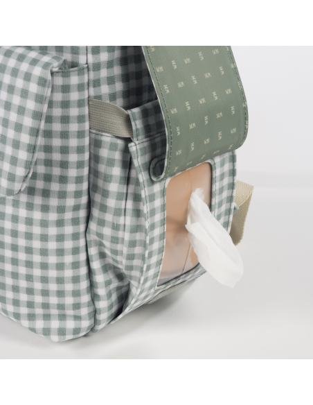 MOCHILA I LOVE VICHY VERDE WALKING MUM