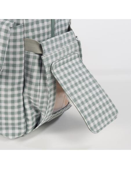 MOCHILA I LOVE VICHY VERDE WALKING MUM