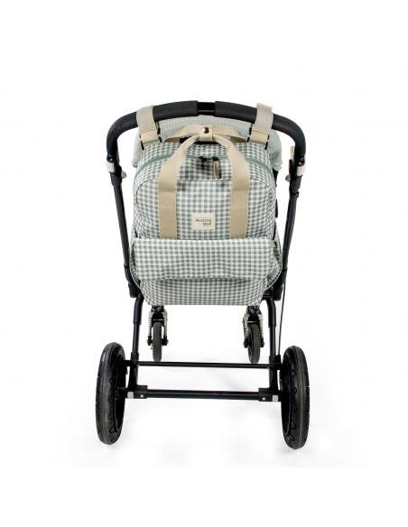 MOCHILA I LOVE VICHY VERDE WALKING MUM