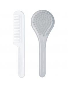 CEPILLO Y PEINE LIGHT GREY LUMA