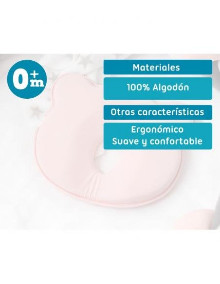 ALMOHADA EGONOMICA OSITO ROSA KIOKIDS