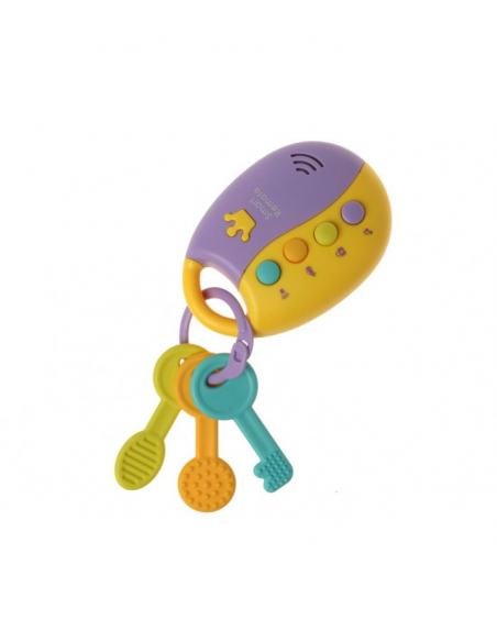 LLAVERO JUGUETE MORDEDOR CON MELODÍAS KIOKIDS