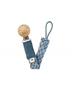 CHUPETERO TRENZADO PETROL / BABY BLUE BIBS