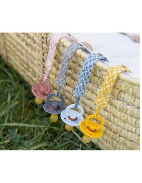 CHUPETERO TRENZADO CLOUD / IRON BIBS
