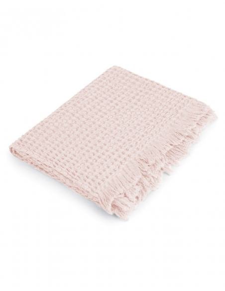 MANTA 110X75 BEE ROSA PASTEL PETITPRAIA
