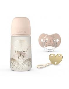 SET REGALO SPREAD JOY BEIGE SUAVINEX