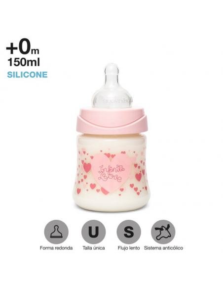 PACK BIBERONES LITTLE STAR ROSA SUAVINEX