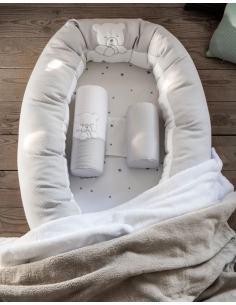 COJIN ANTIVUELCO TEDDY GRIS PETITPRAIA 2