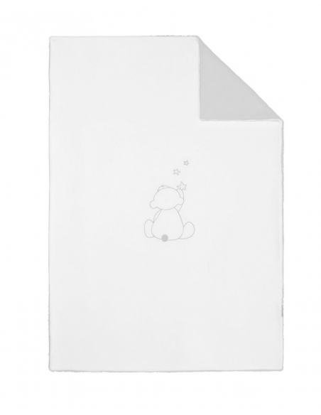 MANTA TEDDY GRIS PETITPRAIA