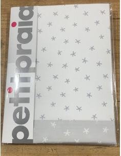 SÁBANA CUNA 60X120 STELLA BLANCO PETITPRAIA
