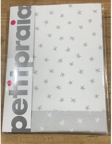 SÁBANA CUNA 60X120 STELLA BLANCO PETITPRAIA
