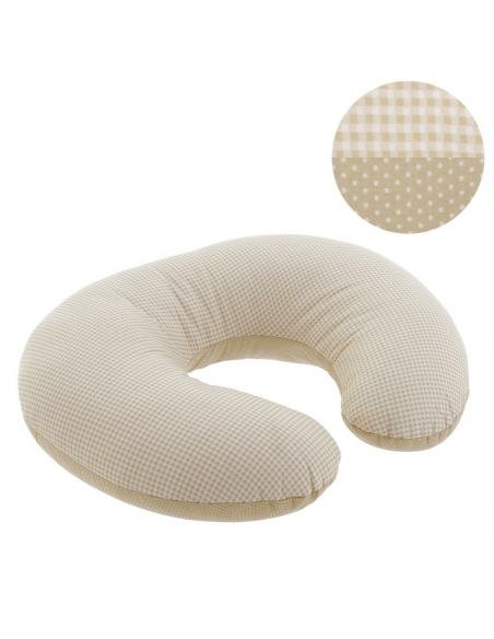 COJIN DE LACTANCIA 5 VICHY10 BEIGE CAMBRASS