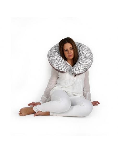 COJIN DE LACTANCIA VICHY10 GRIS CAMBRASS