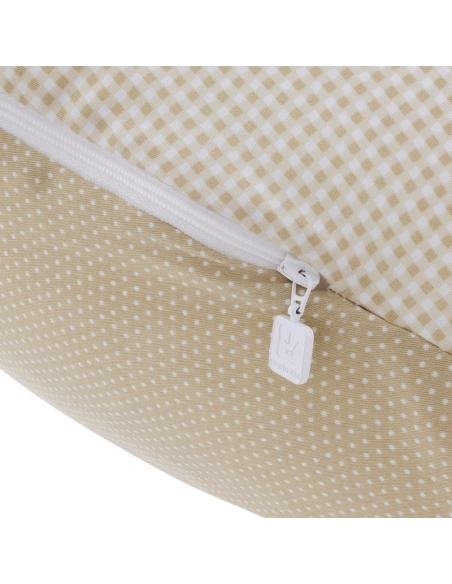 COJIN DE LACTANCIA LUNA VICHY10 BEIGE CAMBRASS