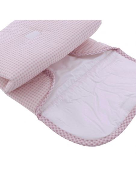 CAMBIADOR DE VIAJE 60X40X1 CM VICHY10 ROSA CAMBRASS