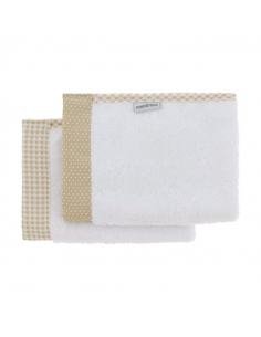 JUEGO 2 TOALLAS VICHY10 BEIGE CAMBRASS 2