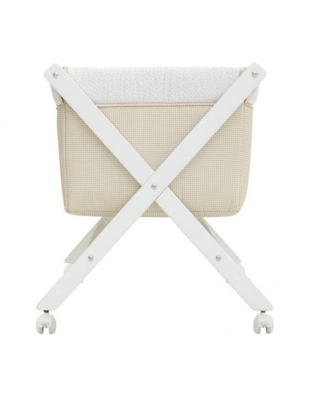 MINICUNA TIJERA MADERA VICHY10 BEIGE/BCO CAMBRASS