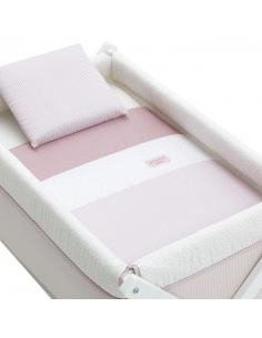 MINICUNA TIJERA MADERA VICHY10 ROSA/BCO CAMBRASS 2