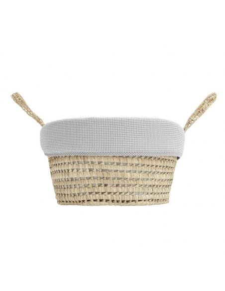 MOISES DE PALMA ACOLCHADO UNE VICHY10 GRIS CAMBRASS