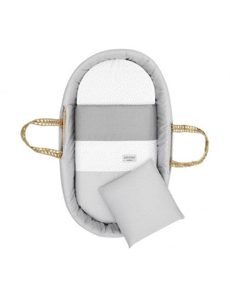 MOISES DE PALMA ACOLCHADO UNE VICHY10 GRIS CAMBRASS
