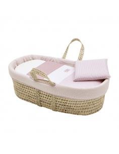 MOISES DE PALMA ACOLCHADO UNE VICHY10 ROSA CAMBRASS