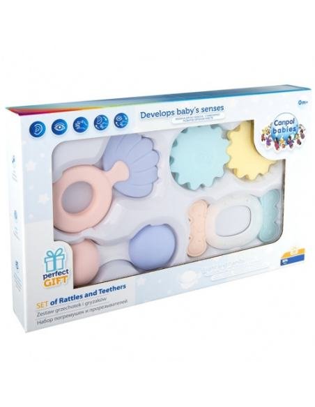 PACK REGALO SONAJEROS Y MORDEDORES CANPOL BABIES