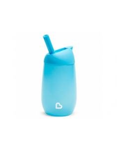 VASO CON PAJITA AZUL SIMPLE CLEAN MUNCHKIN