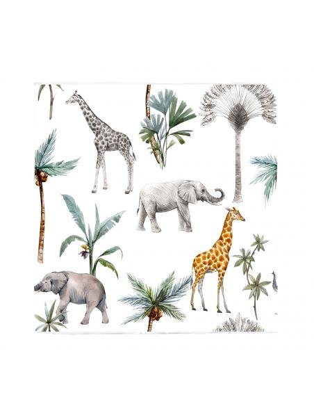 MUSELINA BAMBÚ 120X120 AFRICA BIMBIDREAMS