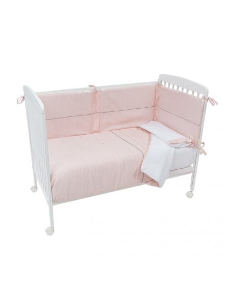 PROTECTOR + FUNDA NORDICA PROVENZA ROSA BIMBIDREAMS