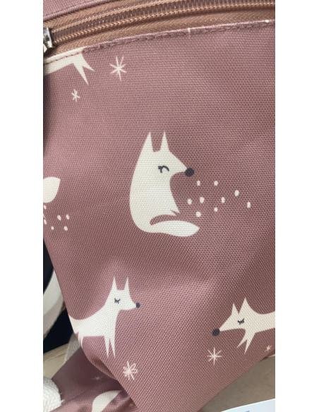BOLSA MOCHILA MERIENDA FOX FOX ROSA BIMBIDREAMS