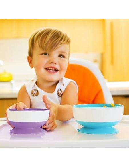 PACK CUENCOS CON VENTOSAS STAY PUT MUNCHKIN
