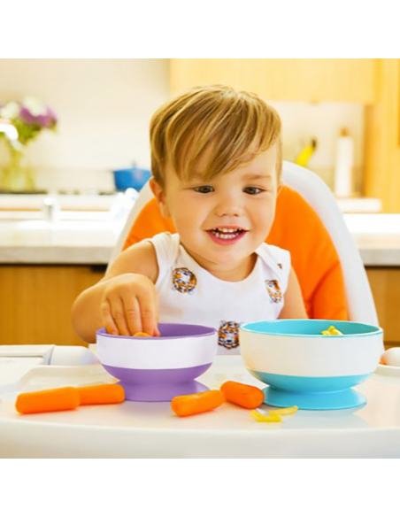 PACK CUENCOS CON VENTOSAS STAY PUT MUNCHKIN