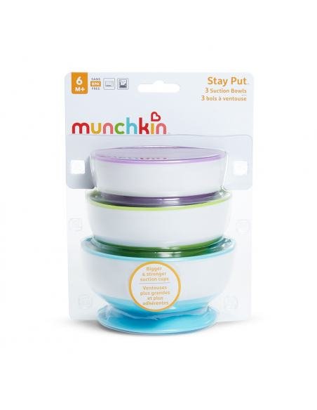 PACK CUENCOS CON VENTOSAS STAY PUT MUNCHKIN