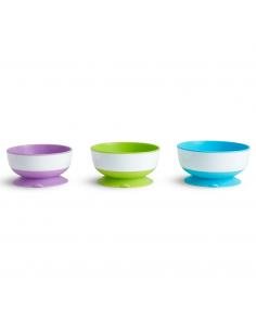 PACK CUENCOS CON VENTOSAS STAY PUT MUNCHKIN