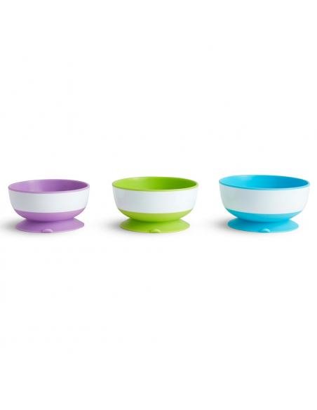 PACK CUENCOS CON VENTOSAS STAY PUT MUNCHKIN
