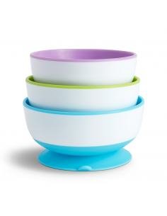 PACK CUENCOS CON VENTOSAS STAY PUT MUNCHKIN 2
