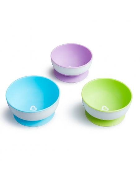 PACK CUENCOS CON VENTOSAS STAY PUT MUNCHKIN