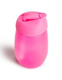 VASO CON PAJITA DESMONTABLE SIMPLE CLEAN ROSA MUNCHKIN 2