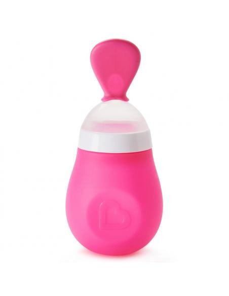 CUCHARA DISPENSADORA SQUEEZE 150 ML ROSA MUNCHKIN