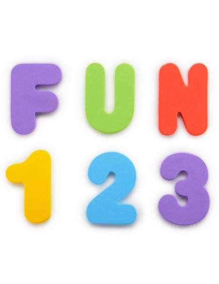 JUGUETE DE BAÑO LETRAS Y NUMEROS MUNCHKIN