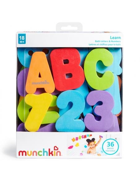 JUGUETE DE BAÑO LETRAS Y NUMEROS MUNCHKIN