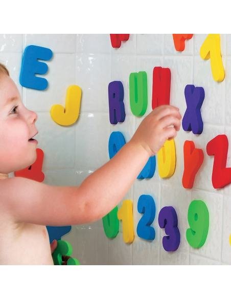 JUGUETE DE BAÑO LETRAS Y NUMEROS MUNCHKIN