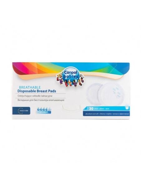 DISCOS DE LACTANCIA ABSORBENTES 30 UNDS CANPOL BABIES
