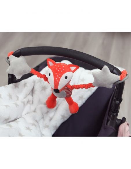 PELUCHE DECORATIVO DE ZORRITO PARA CARRITO Y CUNA KIOKIDS
