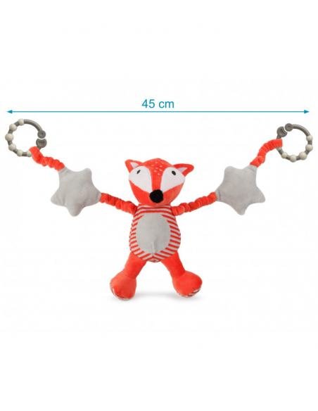 PELUCHE DECORATIVO DE ZORRITO PARA CARRITO Y CUNA KIOKIDS
