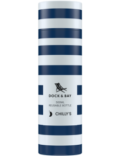 BOTELLA ACERO INOXIDABLE DOCK & BAY WHITESUNDAY BLUE 500 ML CHILLY´S 2
